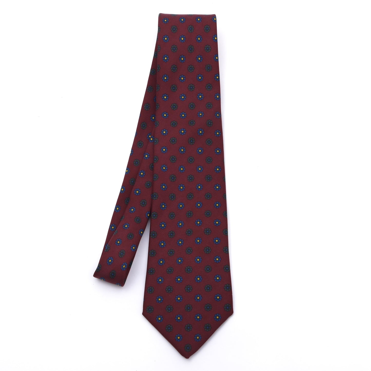 Knize Wien Ancient Madder Seidenkrawatte ca. 150cm/9.6cm - Bordeaux Neat