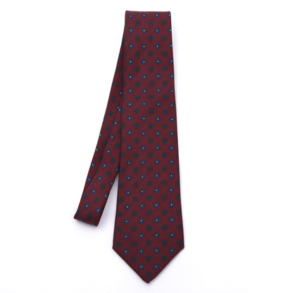 Knize Wien Ancient Madder Seidenkrawatte ca. 150cm/9.6cm - Bordeaux Neat