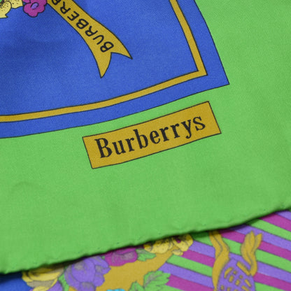 Vintage Burberrys Silk Scarf - Carousel Horses