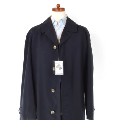 Wilhelm Silbernagl Bespoke Trench Coat ca. 66.5cm - Navy Blue