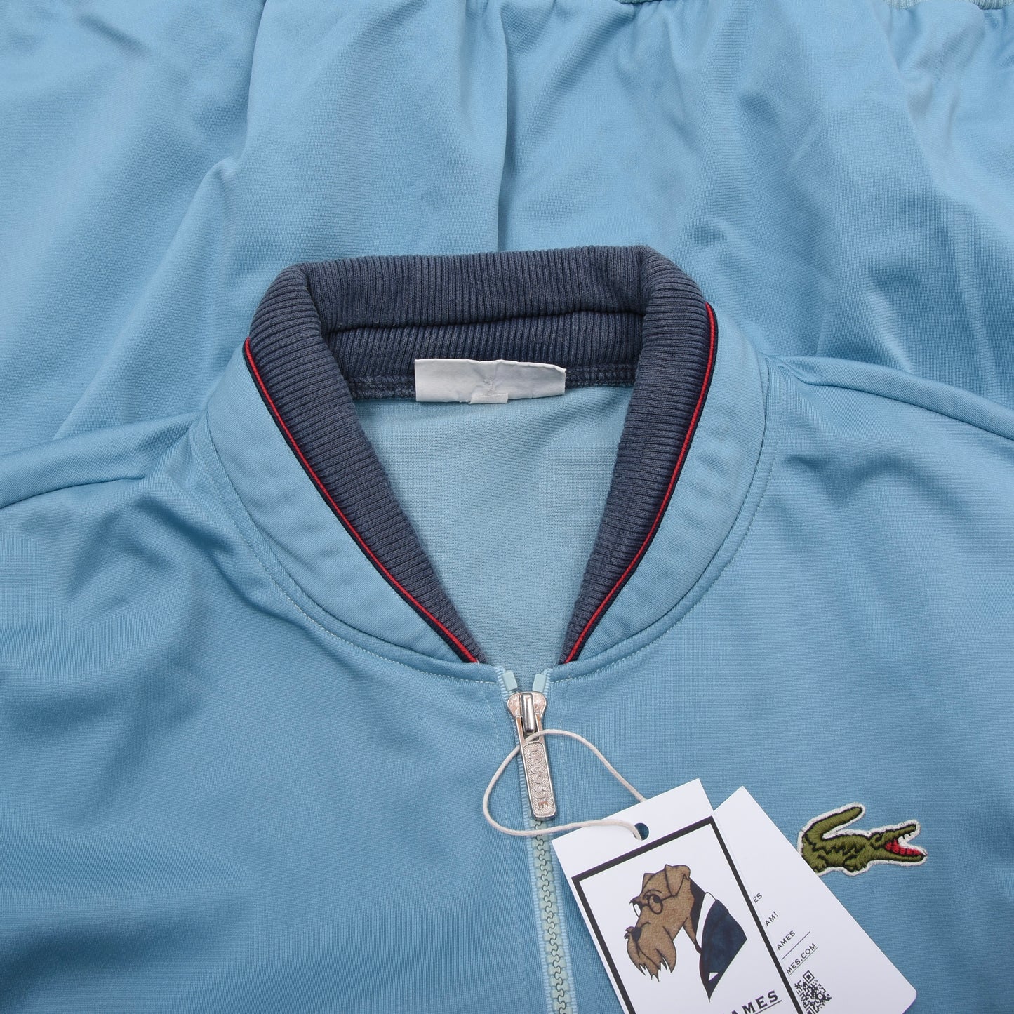 Vintage Lacoste Made in France Track Suit  Chest ca. 65cm - Blue