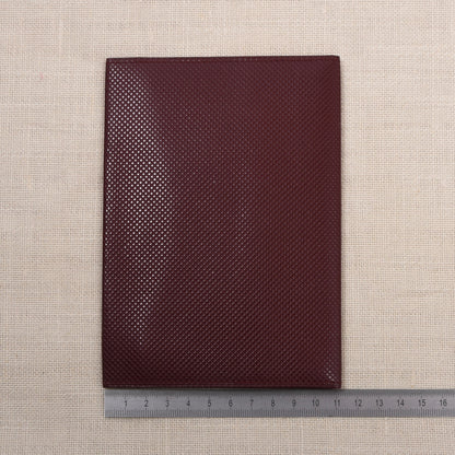NOS Luxus Leder Reisebrieftasche ca. 11cm - Schwarz