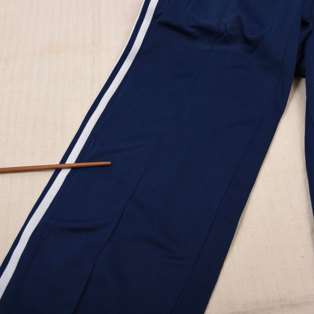 Vintage 1980er Adidas Trainingsanzug Gr. 52 Made in Austria - Marineblau/Weiß