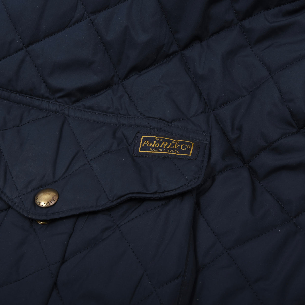 Polo Ralph Lauren Steppjacke Gr. L - Marineblau