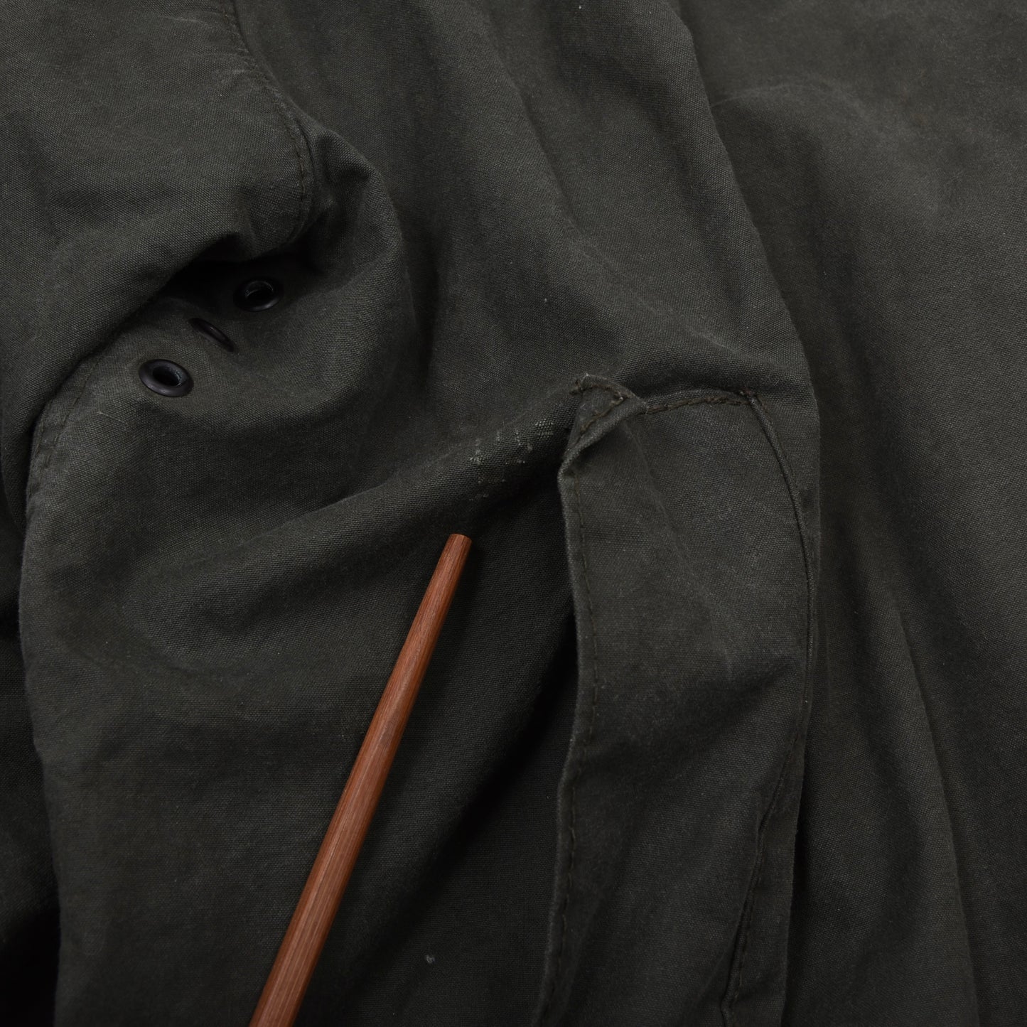 Barbour Beaufort Waxed Jacket Size 42 Chest ca. 61cm - Green