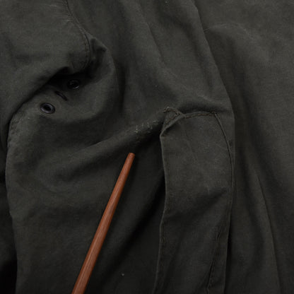 Barbour Beaufort Waxed Jacket Size 42 Chest ca. 61cm - Green