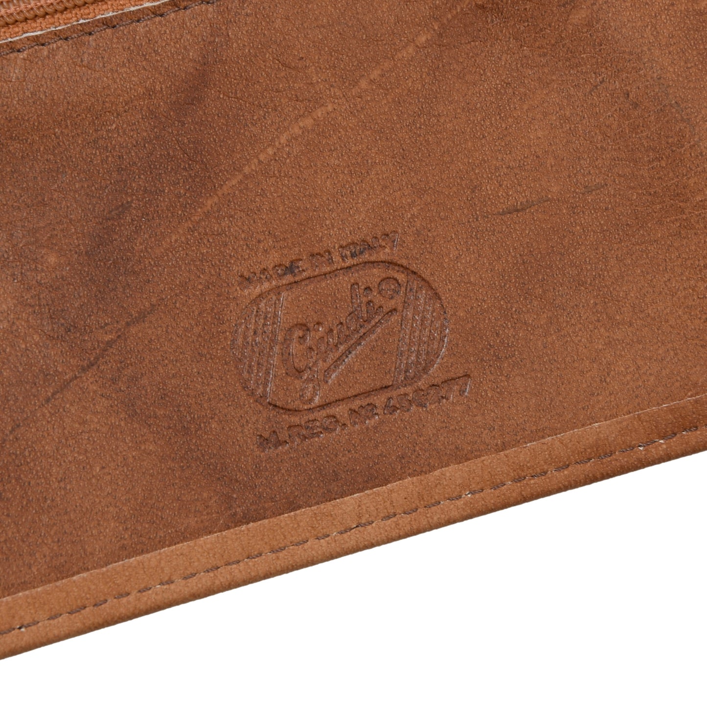 Giudi Leather Travel Wallet - Brown