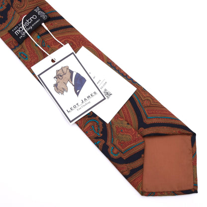 Maestro Ancient Madder Seidenkrawatte ca. 139.5cm/9.6cm - Paisley