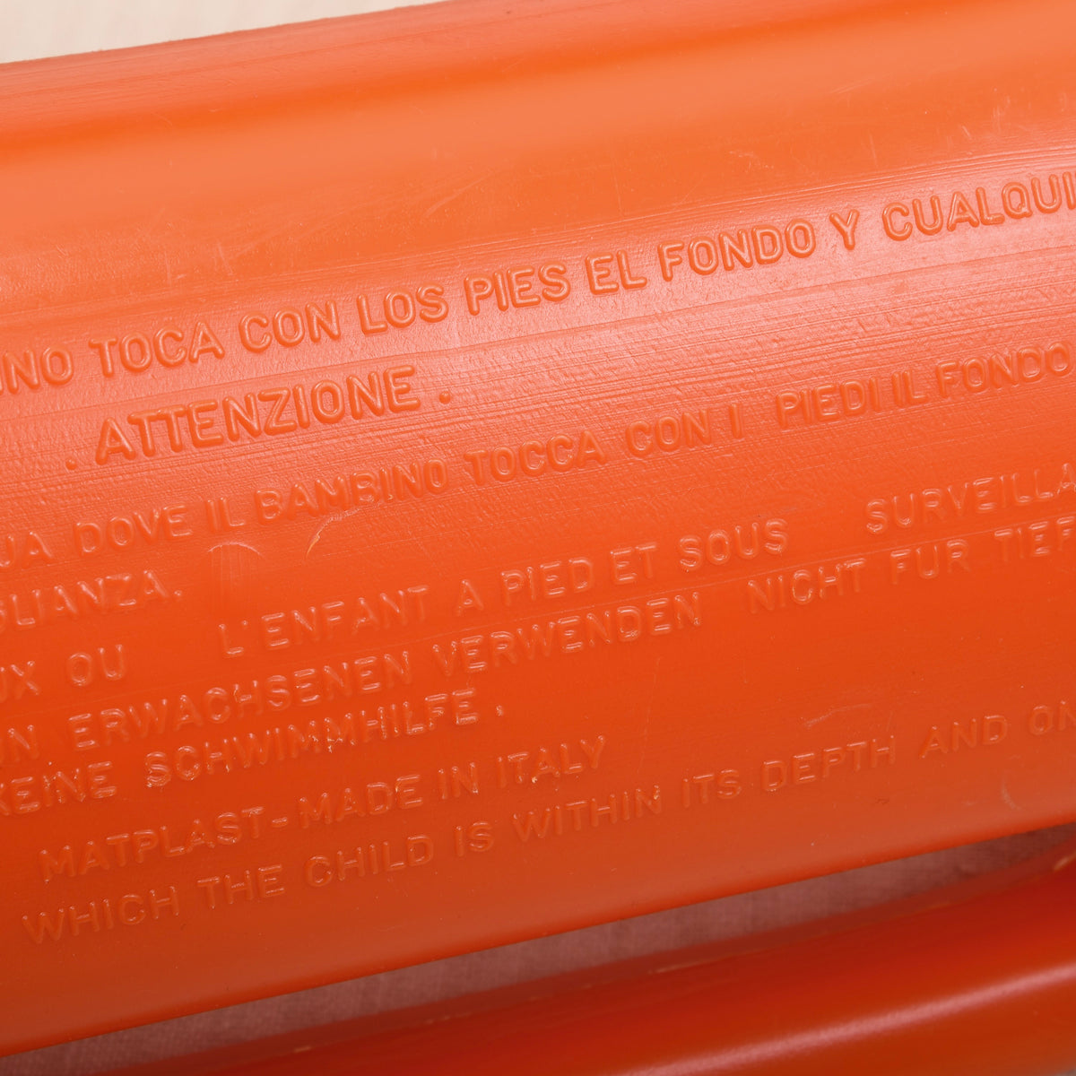 Vintage Baywatch 1996 Official Rettungsboje Made in Italy - Orange