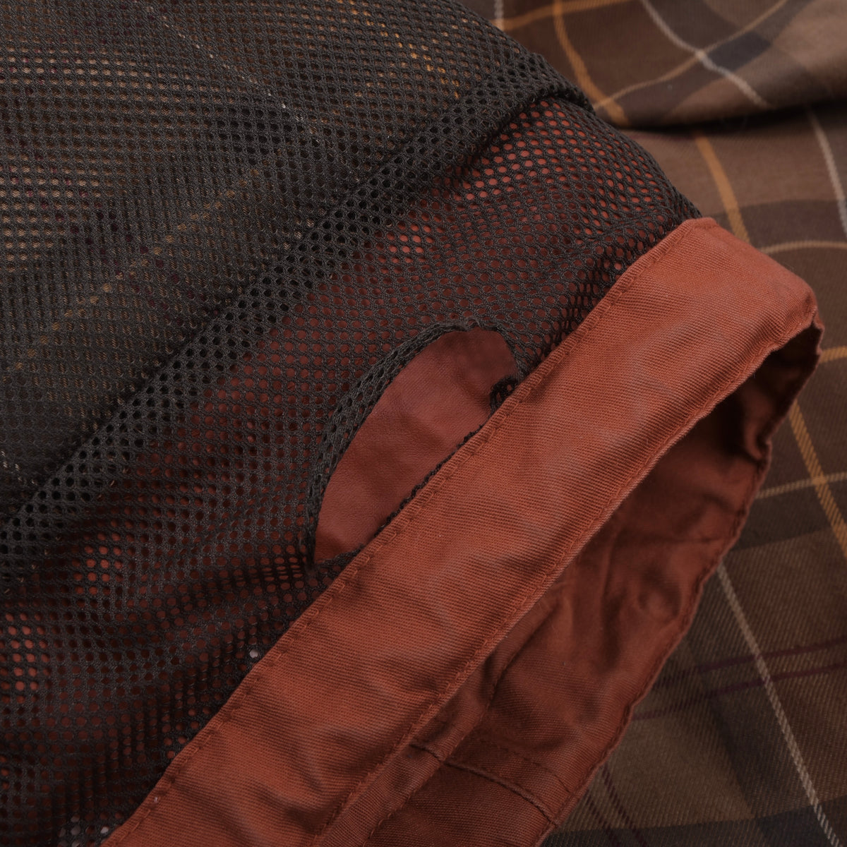 Barbour A973 Lightweight Beaufort Jacke Gr. XL - Orange