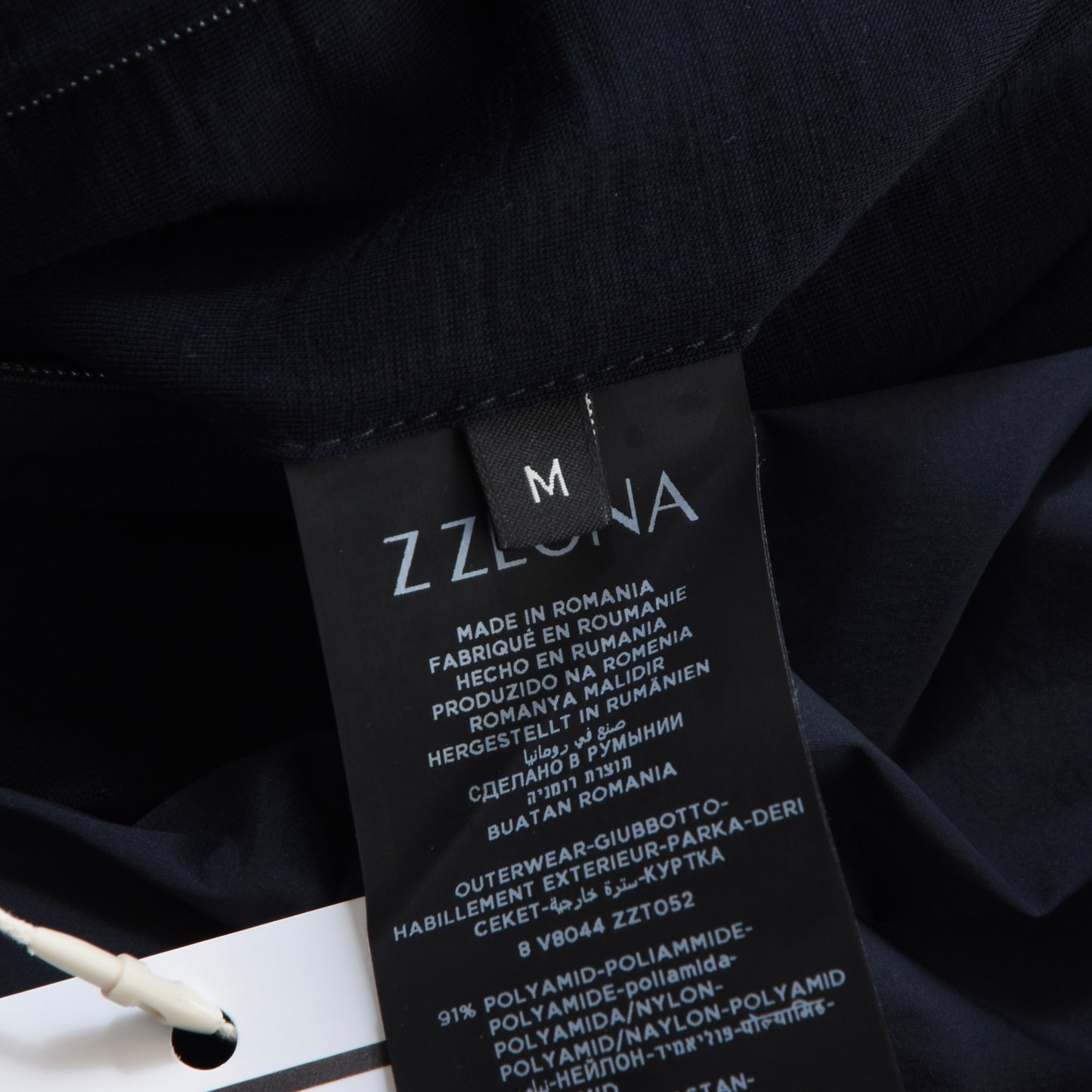 Z Zegna Wool Blouson/Jacket Size M Chest ca. 54cm - Navy Blue