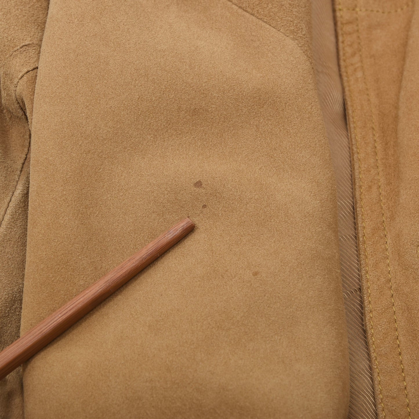 Vintage Bally Wildleder Blouson/Jacke Made in France Größe 50 Brust ca. 61,5cm - Hellbraun