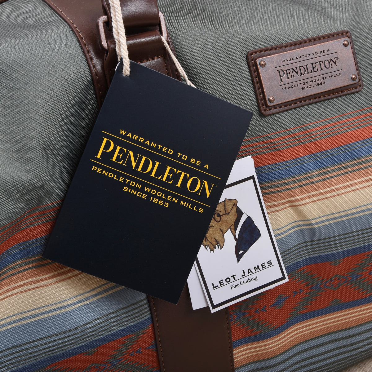 NWT Pendleton Rolling Duffle 22" Reisestasche - Lodengrün