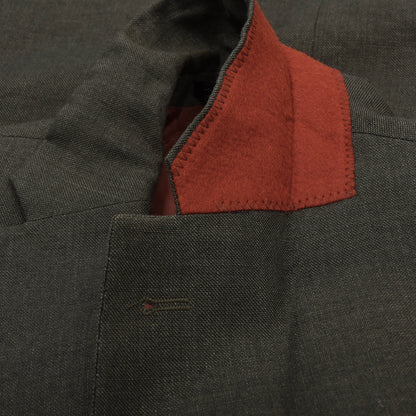 Charles Robertson Leinen-Woll-Jacke Größe 50 Brust ca. 56cm - Grün