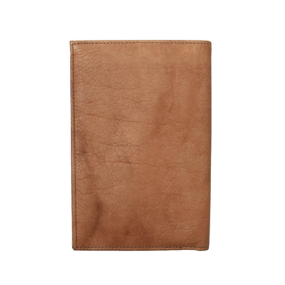 Giudi Leather Travel Wallet - Brown