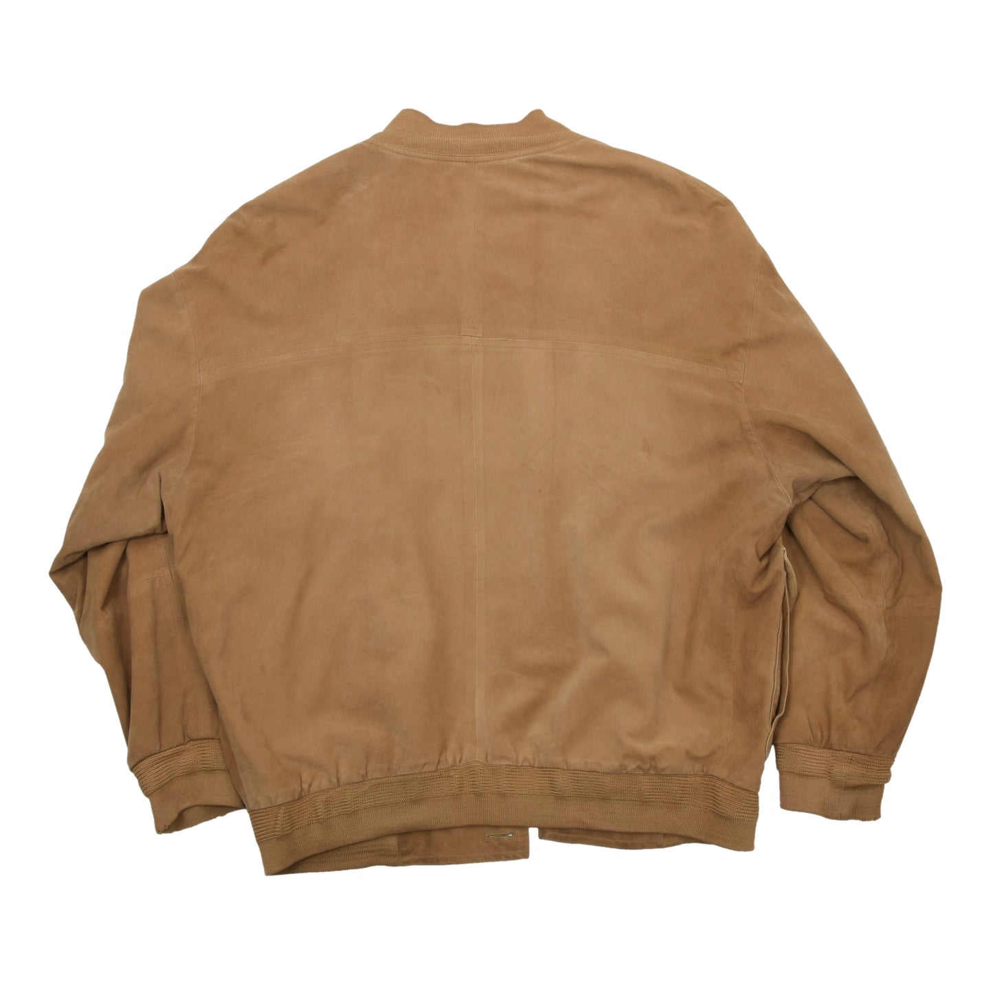 Vintage Bally Wildleder Blouson/Jacke Made in France Größe 50 Brust ca. 61,5cm - Hellbraun