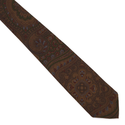 Graham & Gunn Ancient Madder Silk Tie Made in England - Paisley