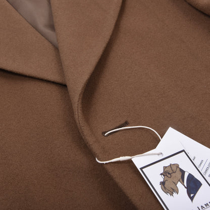 Vintage 1960s Greiff Wool Overcoat - Brown/Tan