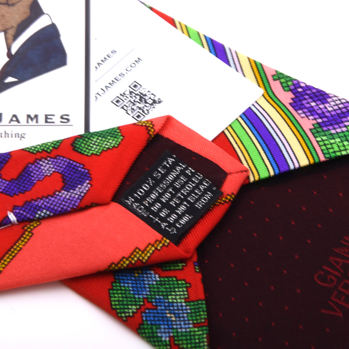 Vintage Gianni Versace Seide Krawatte – 1990er