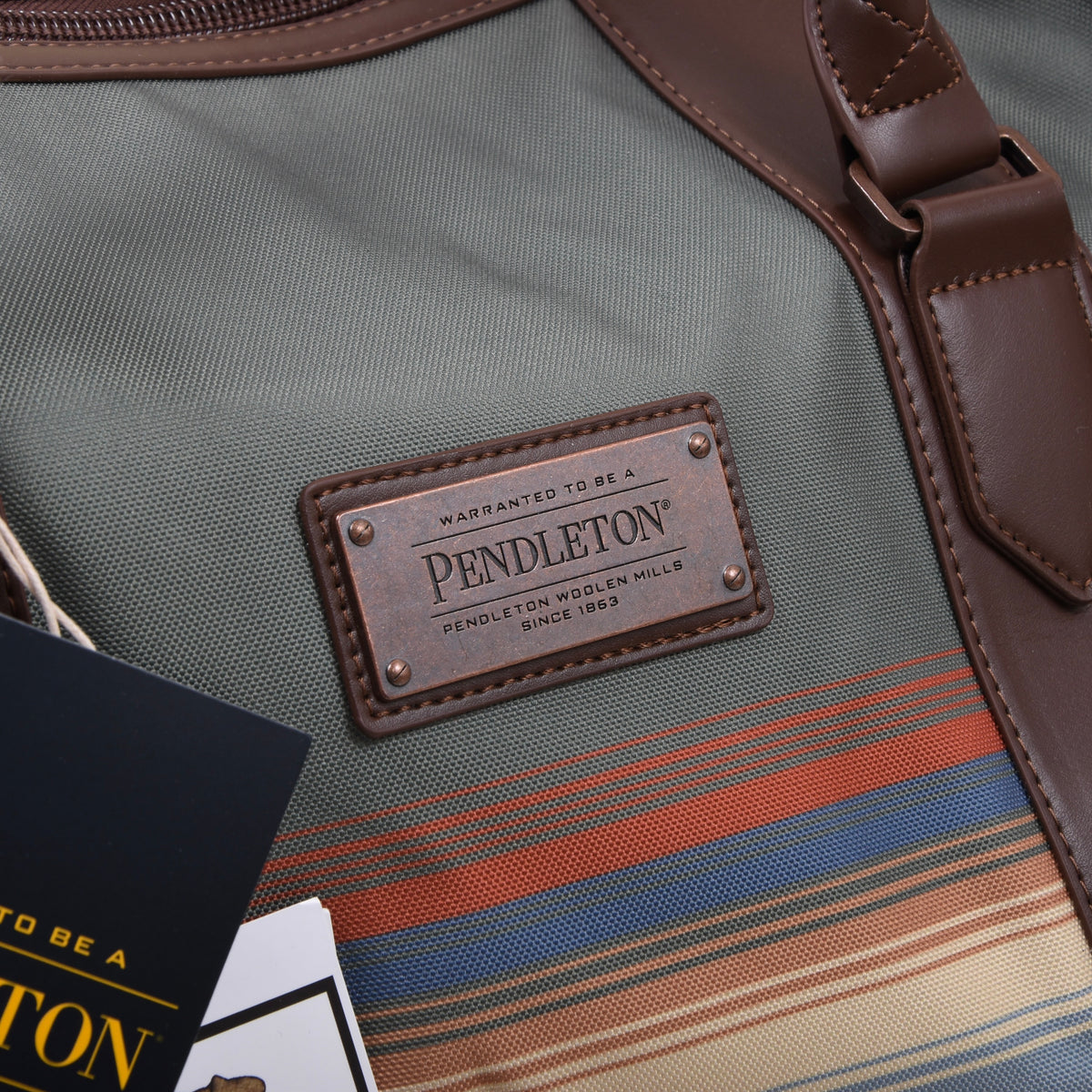 NWT Pendleton Rolling Duffle 22" Reisestasche - Lodengrün