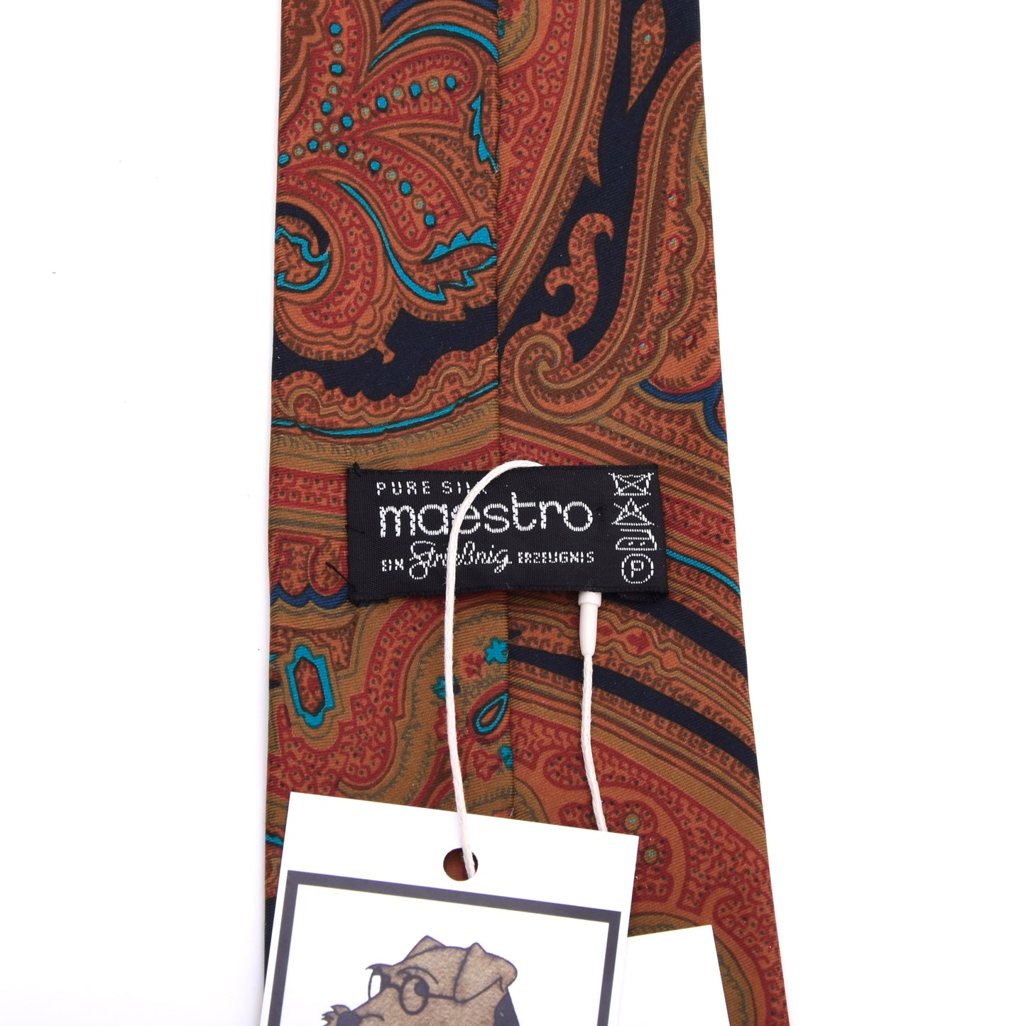 Maestro Ancient Madder Seidenkrawatte ca. 139.5cm/9.6cm - Paisley