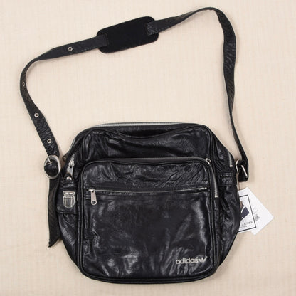 Vintage Adidas Crossbody Bag Art. 4202 Made in Yugoslavia - Black