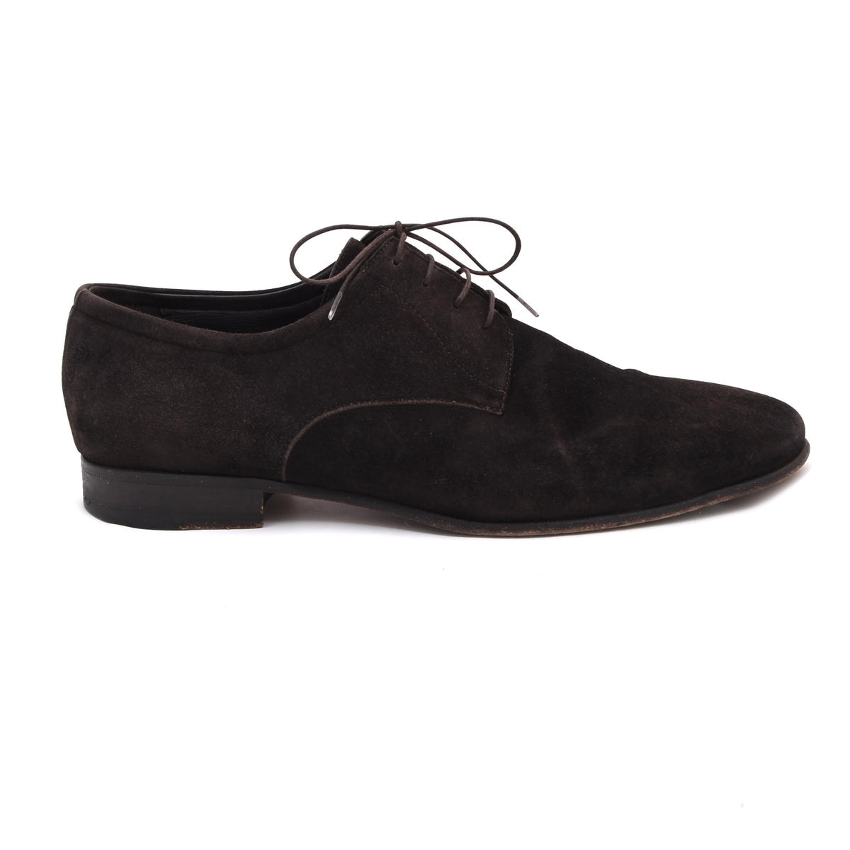 A. Testoni Suede Shoes Made in Italy Size 8 - Chocolate Brown
