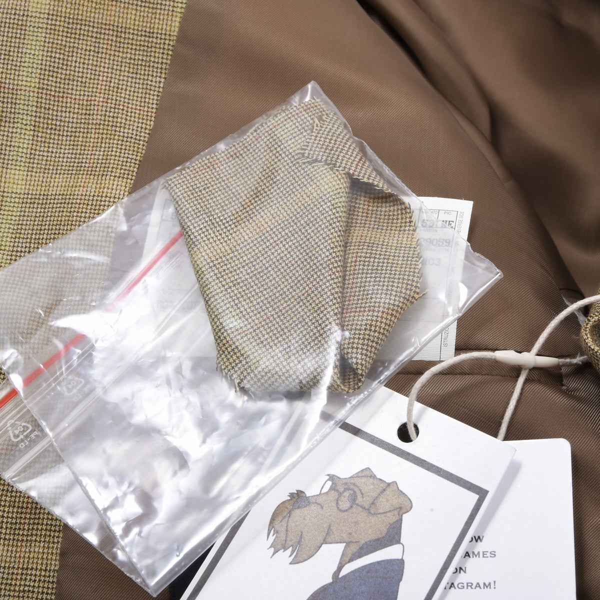 NWD Ermenegildo Zegna Trofeo Wolle Sakko Gr. 50L - Plaid