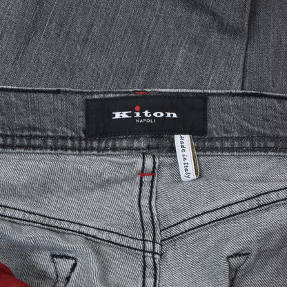 Kiton Napoli Jeans Slim Waist ca. 42cm - Grey