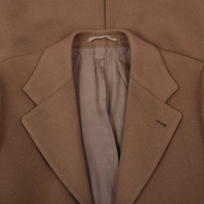 Vintage 1960s Greiff Wool Overcoat - Brown/Tan