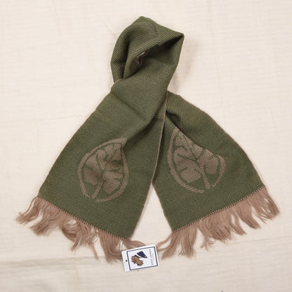 NOS Handwoven Wool Scarves x2 Made in Switzerland ca. 120cm
