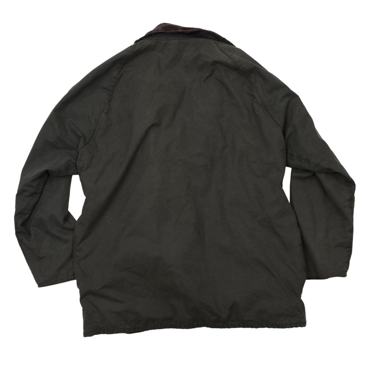 Barbour Beaufort Waxed Jacket Size 42 Chest ca. 61cm - Green