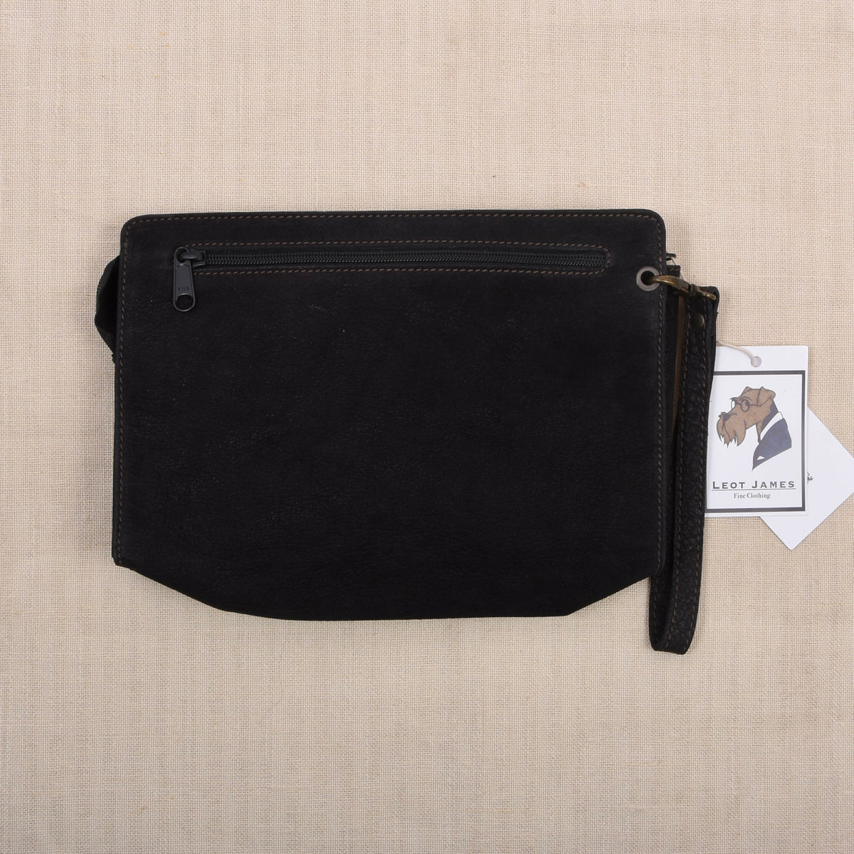 NOS Pakerson Leder Reiseorganizer  ca. 24,5cm - Braun