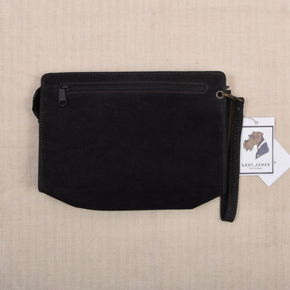 NOS Pakerson Leder Reiseorganizer  ca. 24,5cm - Braun