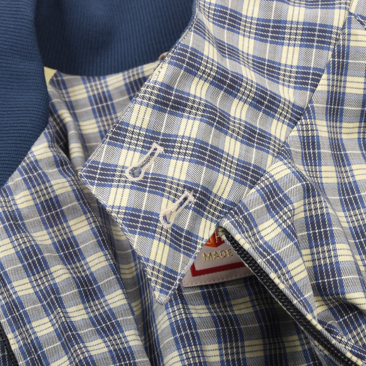 Baracuta G9 Harrington Jacke Gr. XL Brust. ca. 58.5cm - Plaid