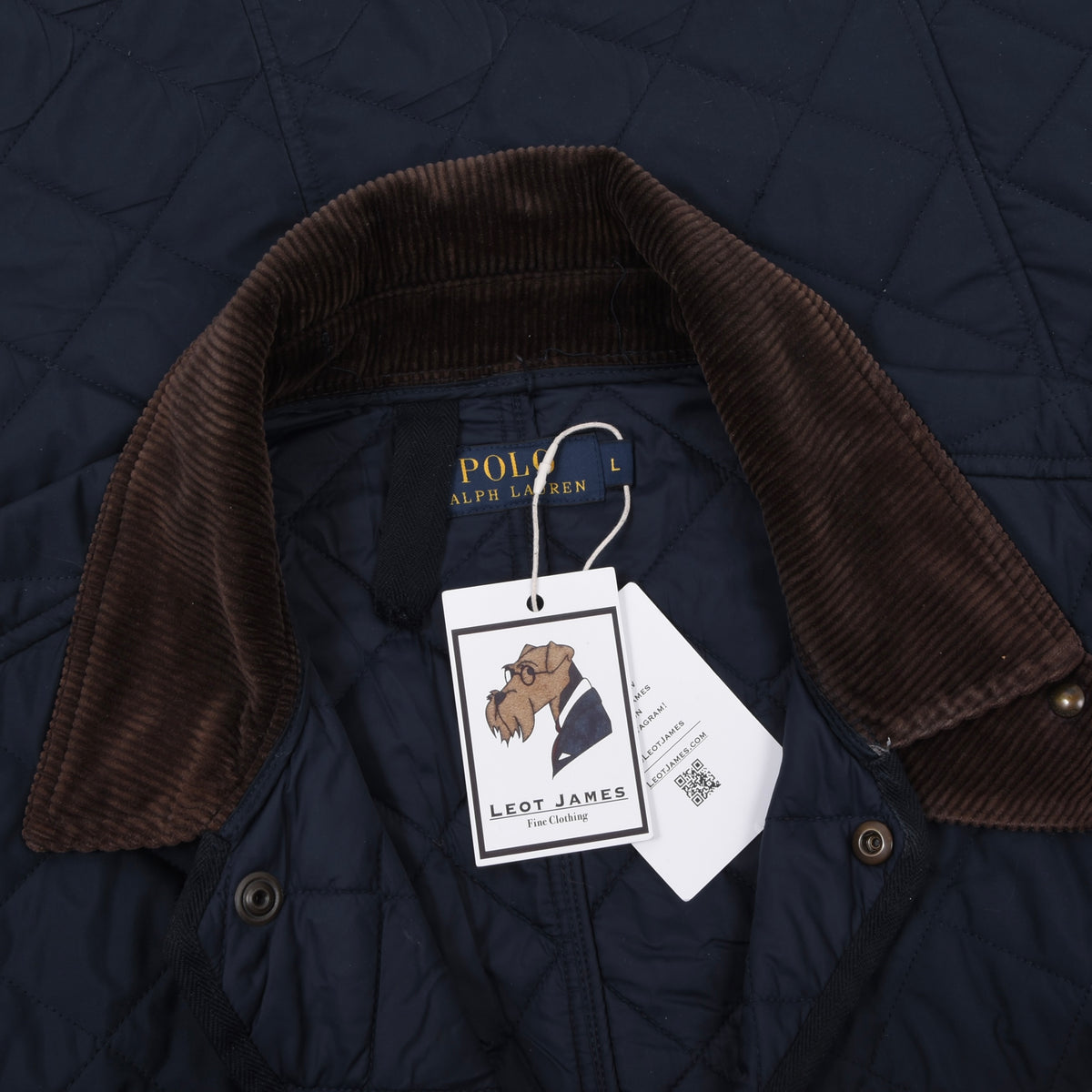 Polo Ralph Lauren Steppjacke Gr. L - Marineblau