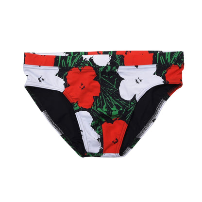 NWT Andy Warhol x Calvin Klein Swim Brief Size M - Red/White/Green/Black