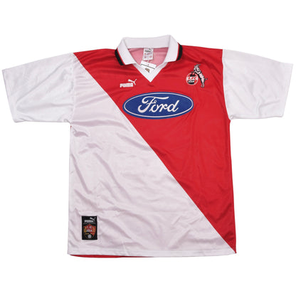 Vintage 1. FC Köln Puma Jubiläumstrikot #9 Polster 1948-1998 Größe XL Brust ca. 57cm