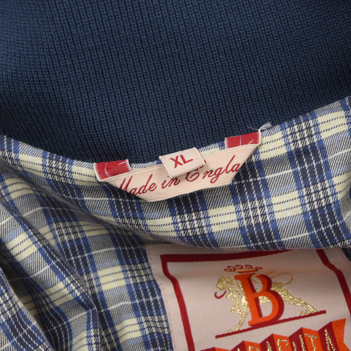 Baracuta G9 Harrington Jacke Gr. XL Brust. ca. 58.5cm - Plaid