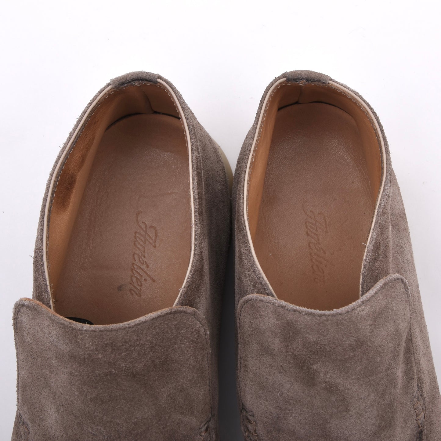 Aurelien Suede 'City Loafers' Größe 41 - Grau-Taupe
