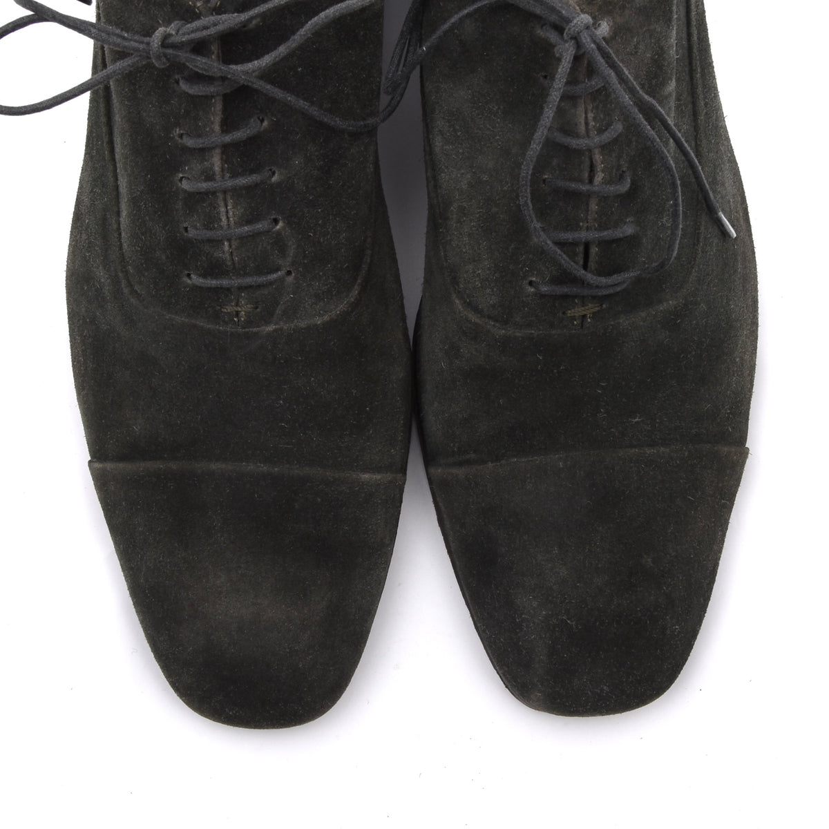 Z Zegna Wildleder Schuhe Gr. EU 7 / US 8 Made in Italy - Grün