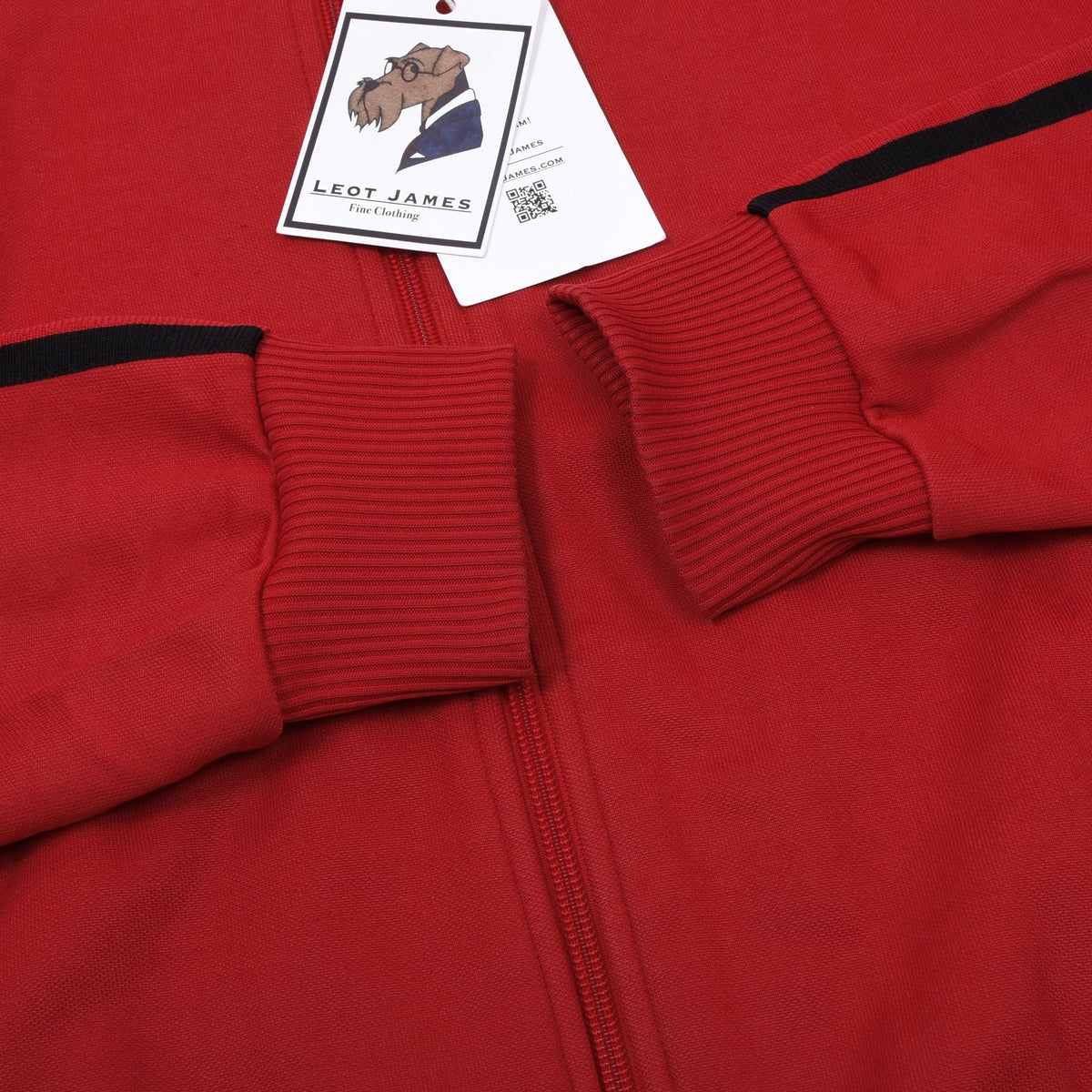 Vintage 2005 Adidas Trainingsjacke Gr. M Baumwolle-Polyester – Rot/Schwarz