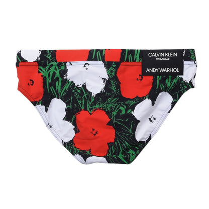 NWT Andy Warhol x Calvin Klein Swim Brief Size M - Red/White/Green/Black