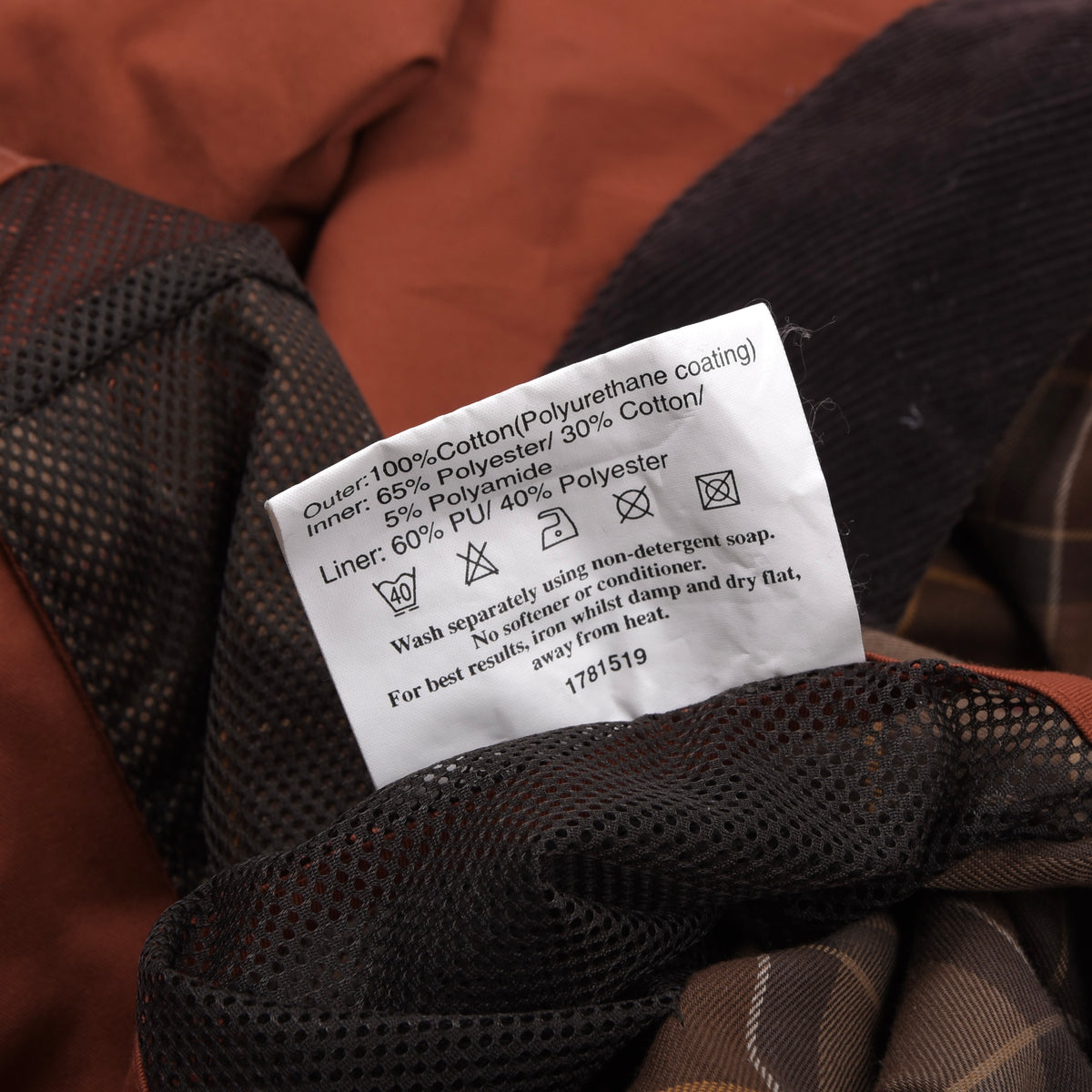 Barbour A973 Lightweight Beaufort Jacke Gr. XL - Orange