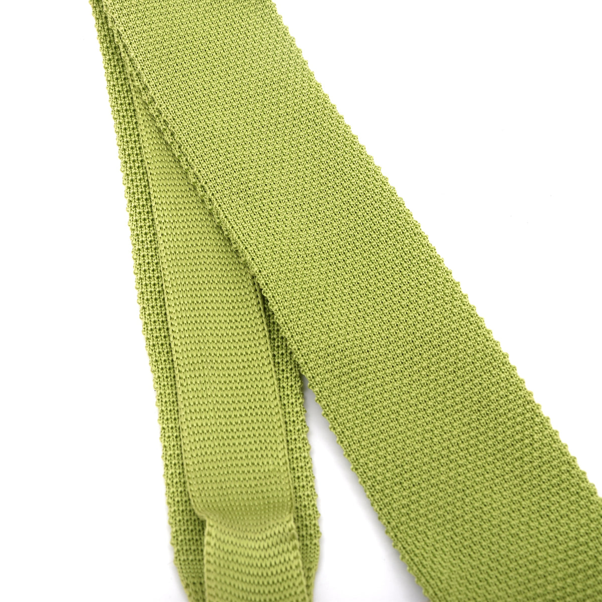 Andrew's Ties Silk Knit Tie Made in Italy - Green