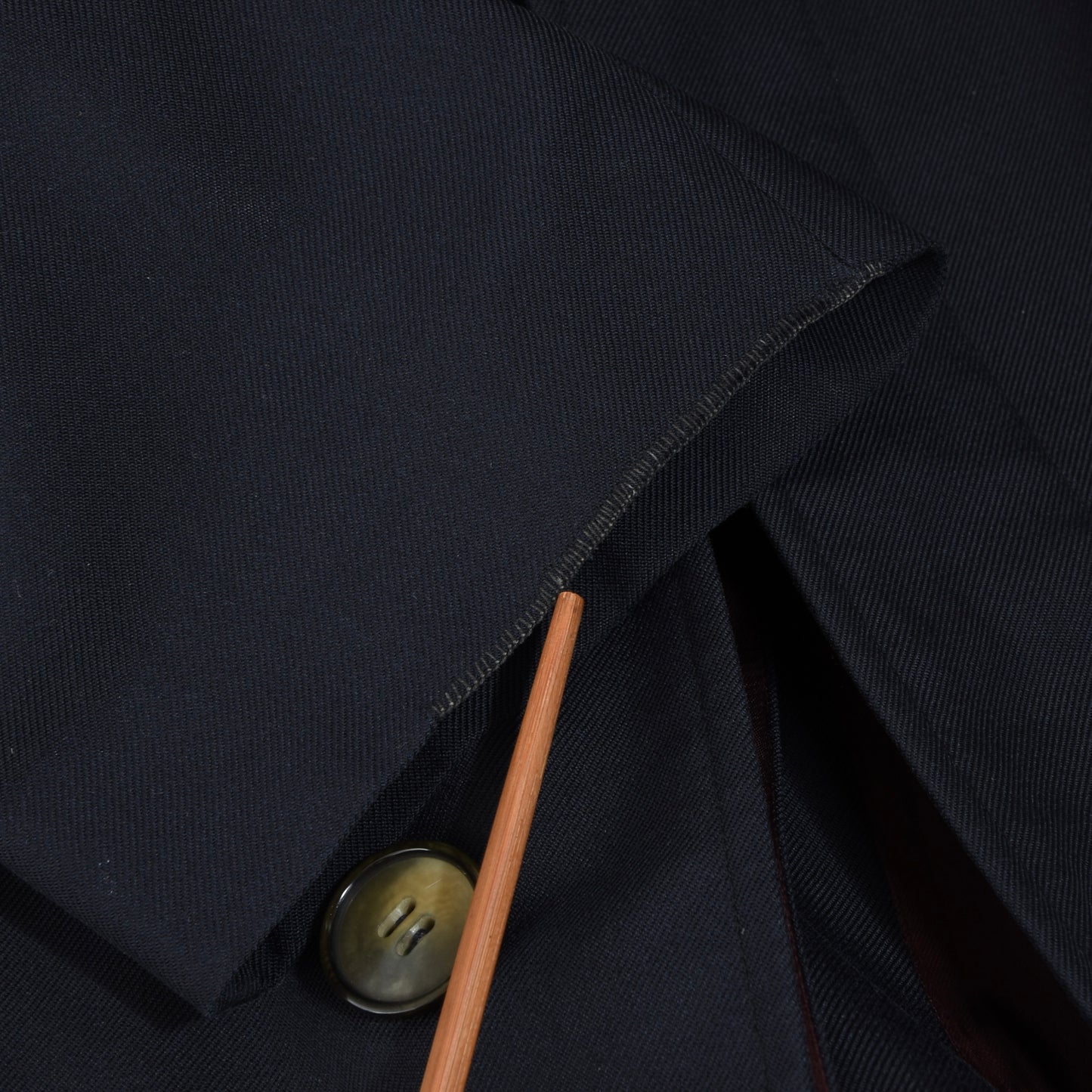 Wilhelm Silbernagl Bespoke Trench Coat ca. 66.5cm - Navy Blue