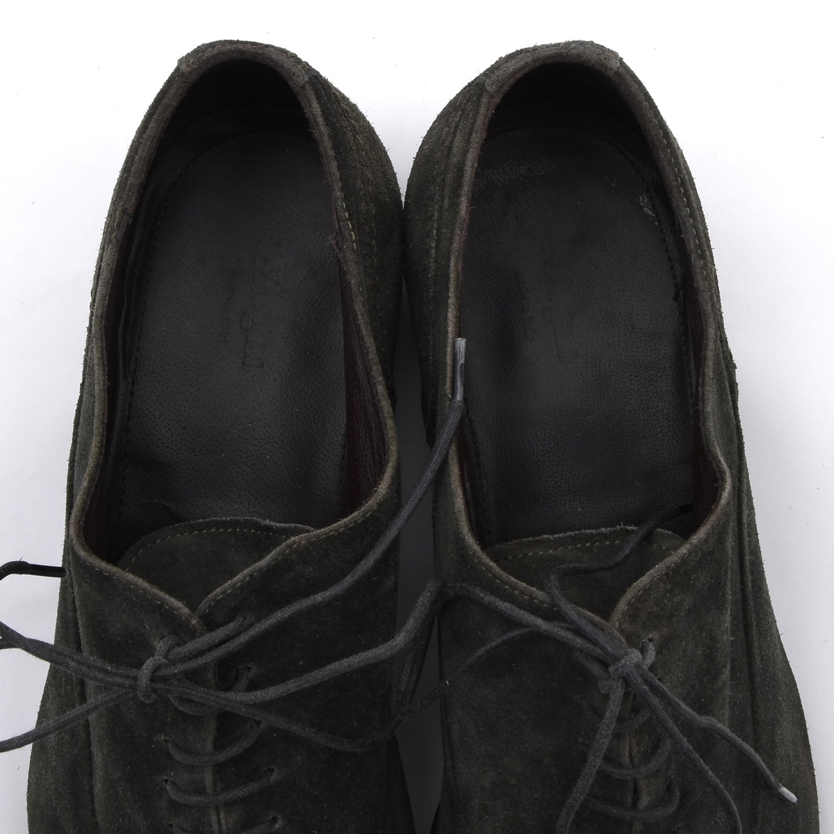 Z Zegna Wildleder Schuhe Gr. EU 7 / US 8 Made in Italy - Grün