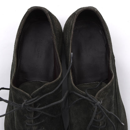 Z Zegna Wildleder Schuhe Gr. EU 7 / US 8 Made in Italy - Grün