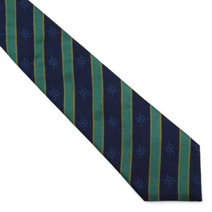 St. Andrews Links Seidenkrawatte ca. 145cm/10.3cm - Blau/Grün