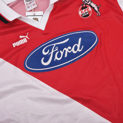 Vintage 1. FC Köln Puma Jubiläumstrikot #9 Polster 1948-1998 Größe XL Brust ca. 57cm